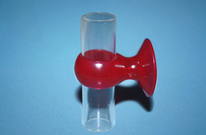 Saughalter Ø 30 mm - Pepino, rot