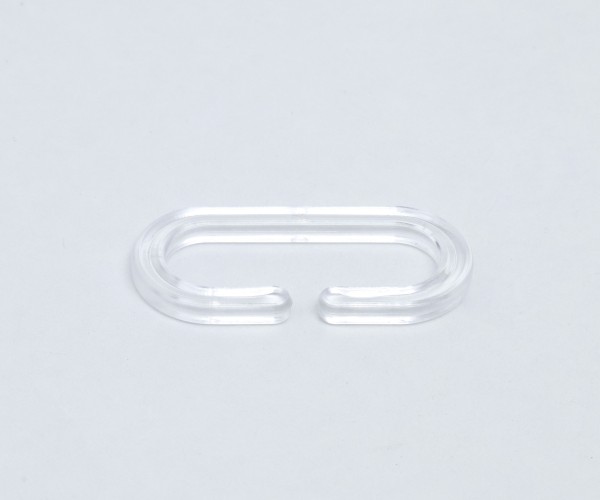 Artikel: 17539 - Kunststoff  C - Glied 17,5 x 39mm breit, transparent