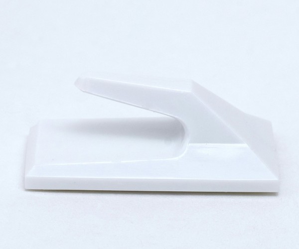 Artikel: 3820 - Klebehaken 38mm x 20mm breit, weiß - selbstklebend